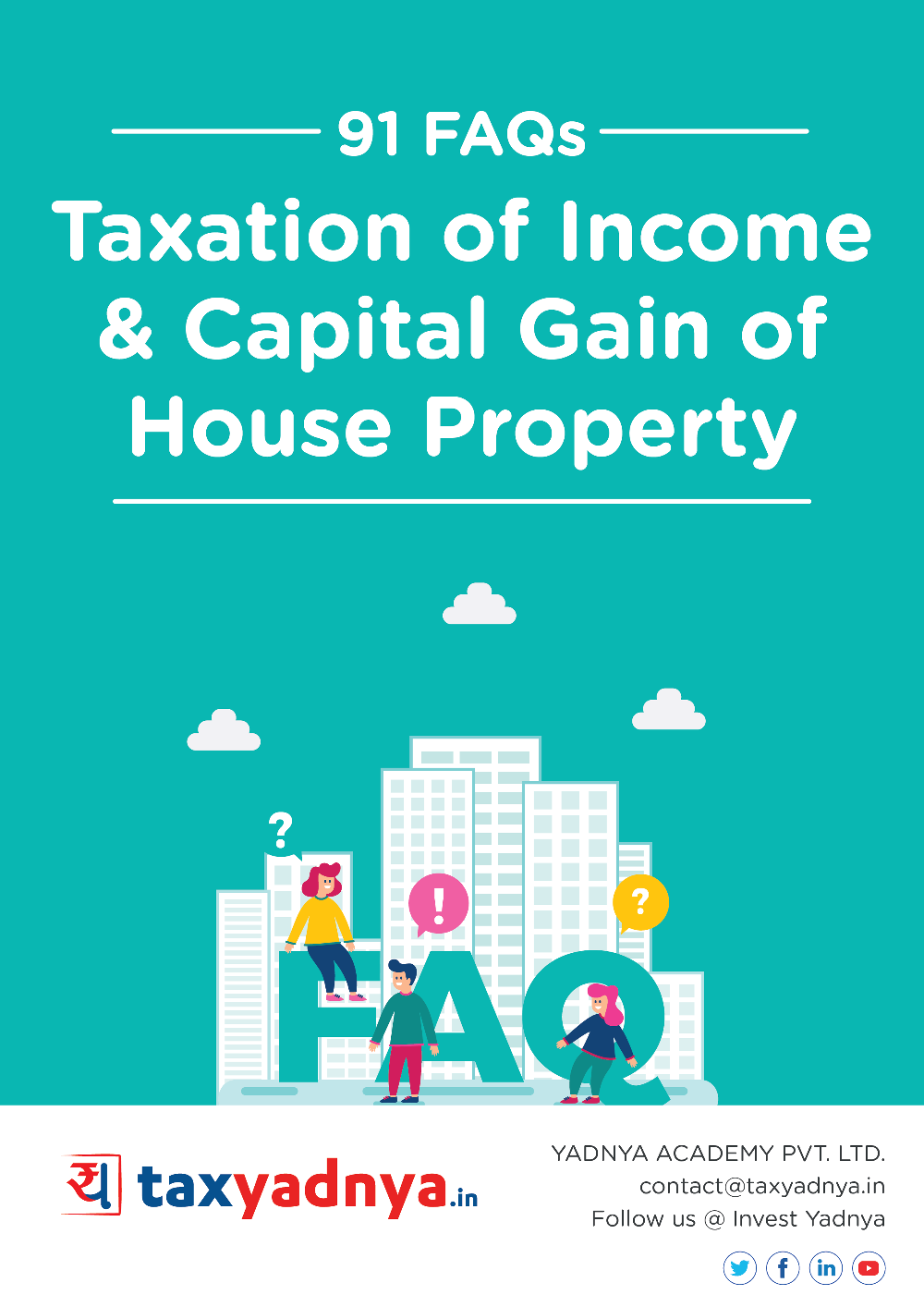 This e-book contains 91 Q&A on taxation of house property. Get to know about how house property is taxed in India and understand the deductions allowed before the income from house property is taxed. ✔ Detailed Research ✔ Quality Reports